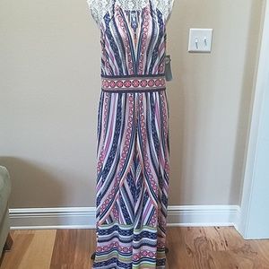 NWT beautiful,  bright, Maxi,  London Times